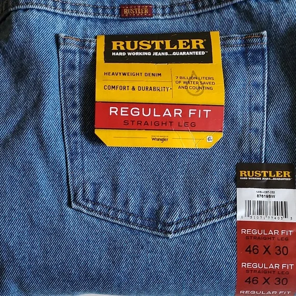 Rustler Jeans Rustler Extra Rugged Straight Leg Regular Fit